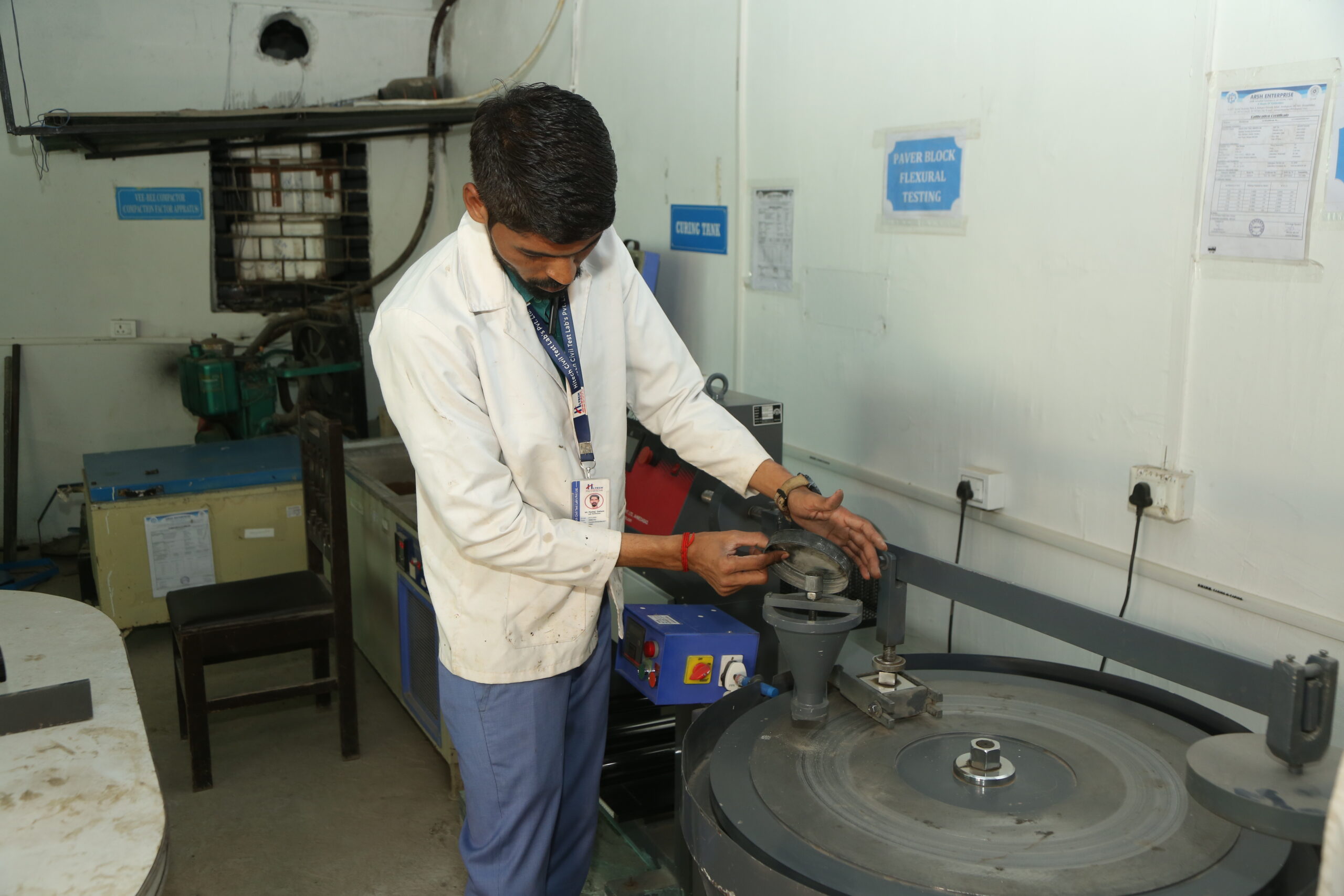 Paver Block Surface Abrasion